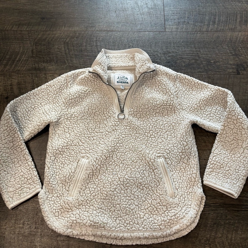 Cuddly Sherpa Quarter-Zip Pullover